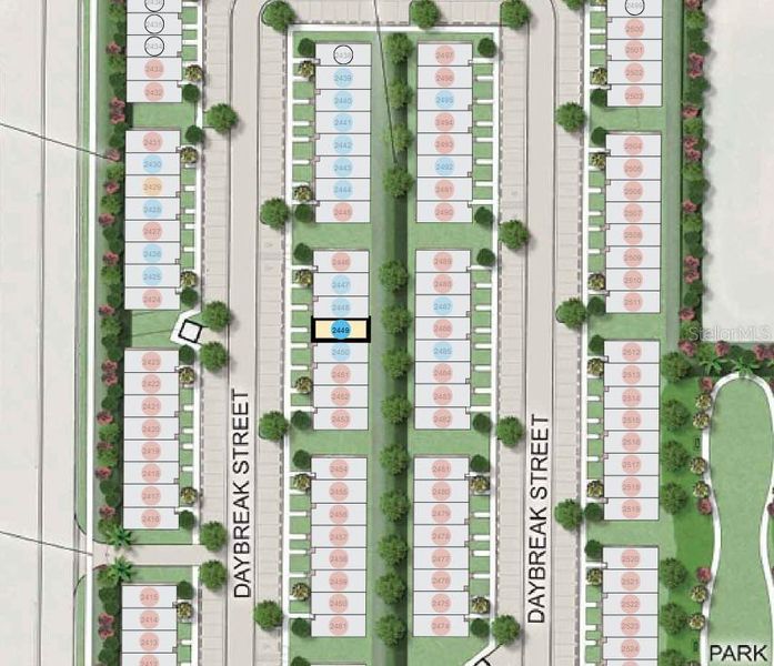 The Townhomes at Skye Ranch ~ Site Map
