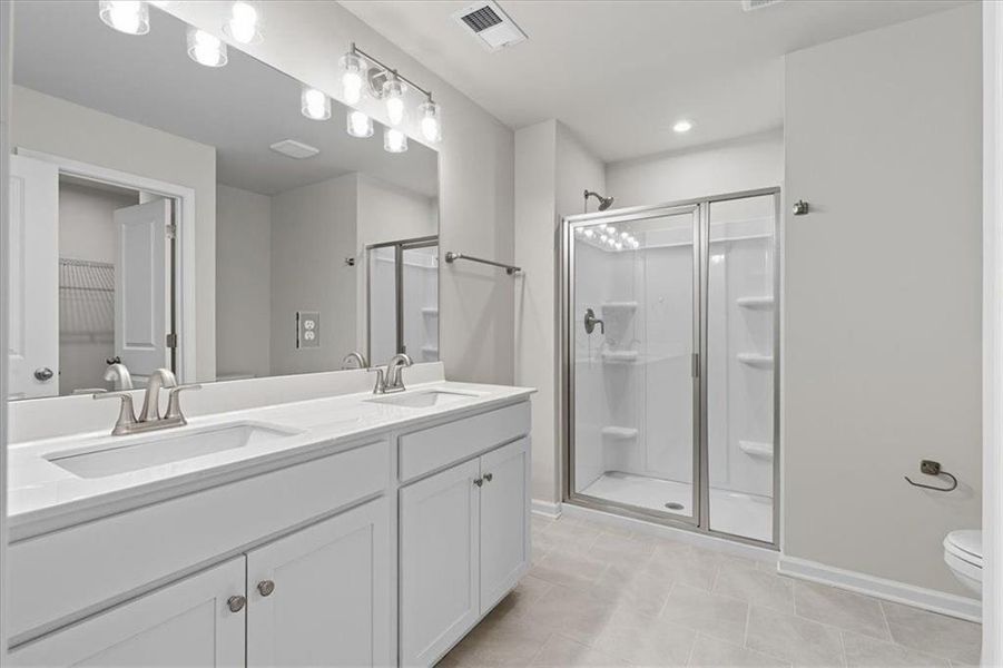 Furnished interior view inside a new home in Park Center Pointe, Austell (Image 9).