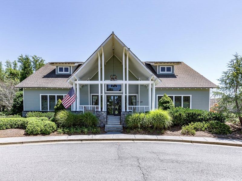 Front exterior of a new home in , Holly Springs, GA, highlighting curb appeal (Image 20). Front exterior of a new home in , Holly Springs, GA, highlighting curb appeal (Image 20).