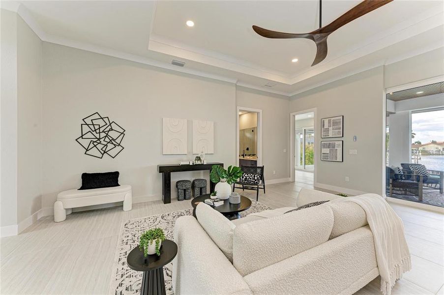 Furnished interior view inside a new home in , Punta Gorda (Image 56). Furnished interior view inside a new home in , Punta Gorda (Image 56).