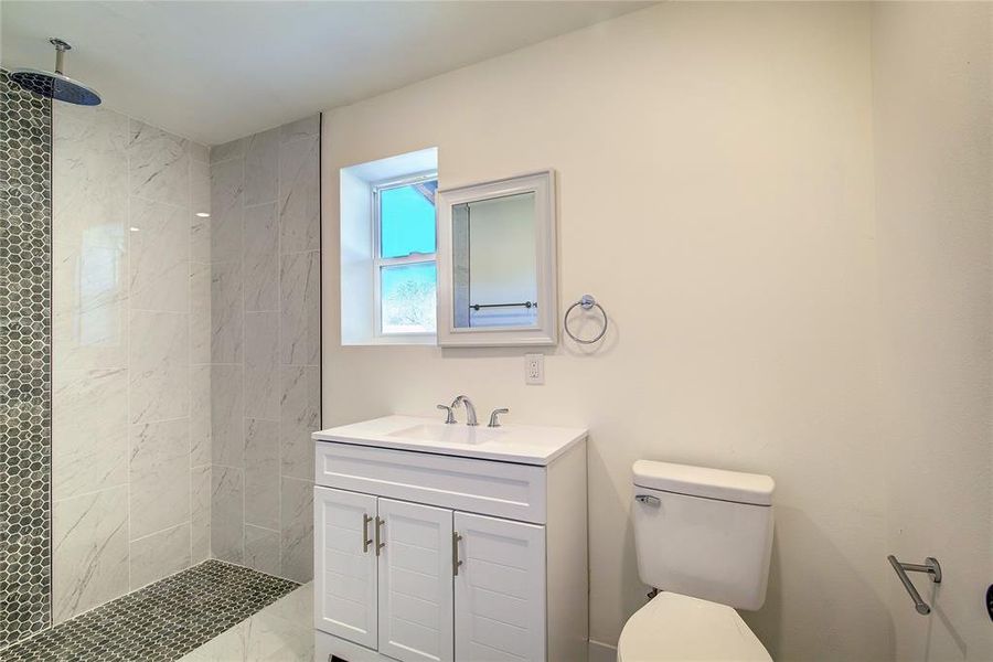 Furnished interior view inside a new home in , Point (Image 9).