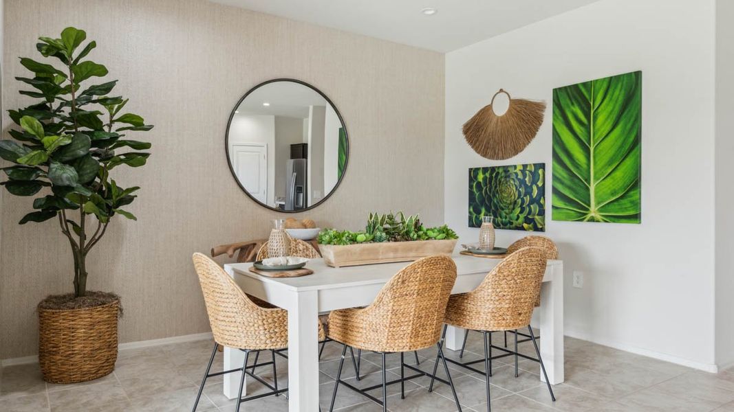 Furnished interior view inside a new home in Heartland Ranch, Coolidge (Image 12).