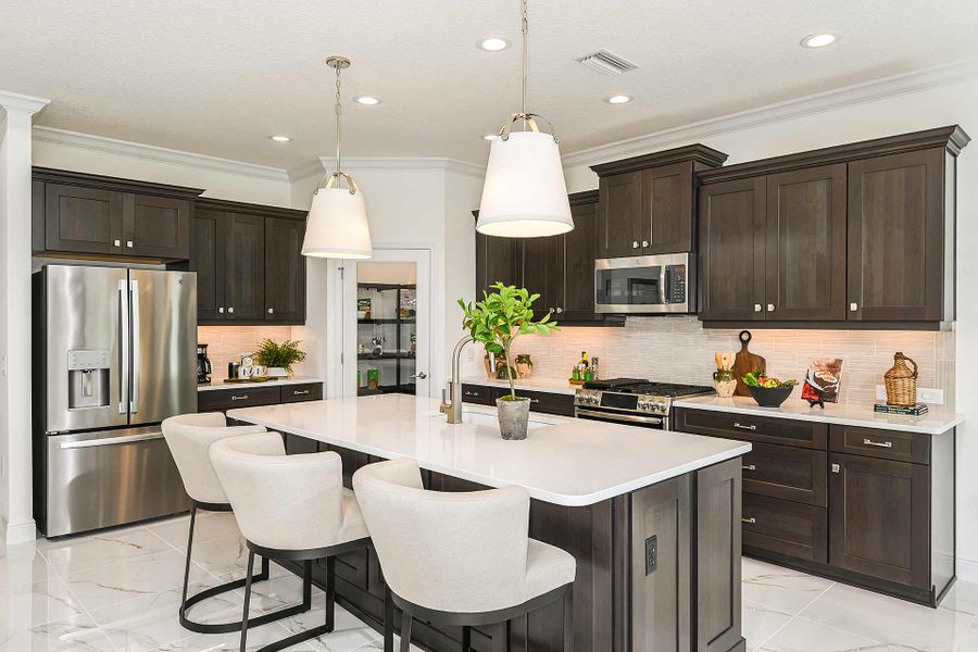 Furnished interior view inside a new home in Wildleaf, Parrish (Image 30).
