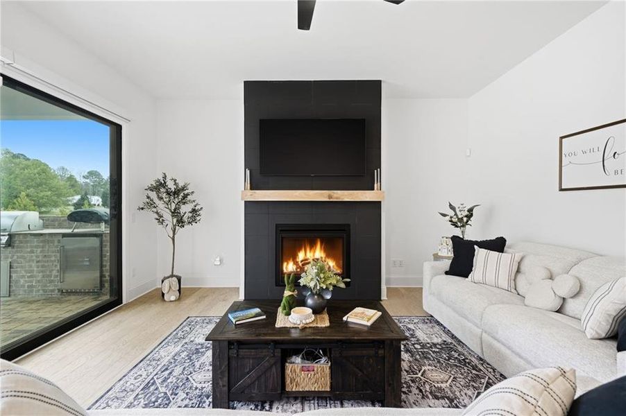 Furnished interior view inside a new home in , Cumming (Image 31). Furnished interior view inside a new home in , Cumming (Image 31).