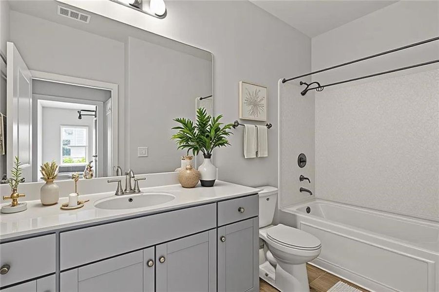 Furnished interior view inside a new home in , Powder Springs (Image 5).