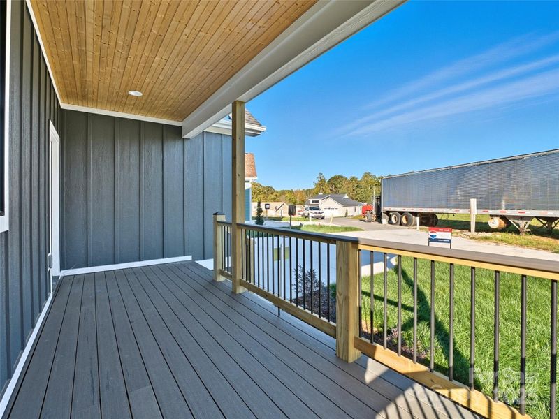 Exterior details and patio area of a home in , Hendersonville (Image 4).