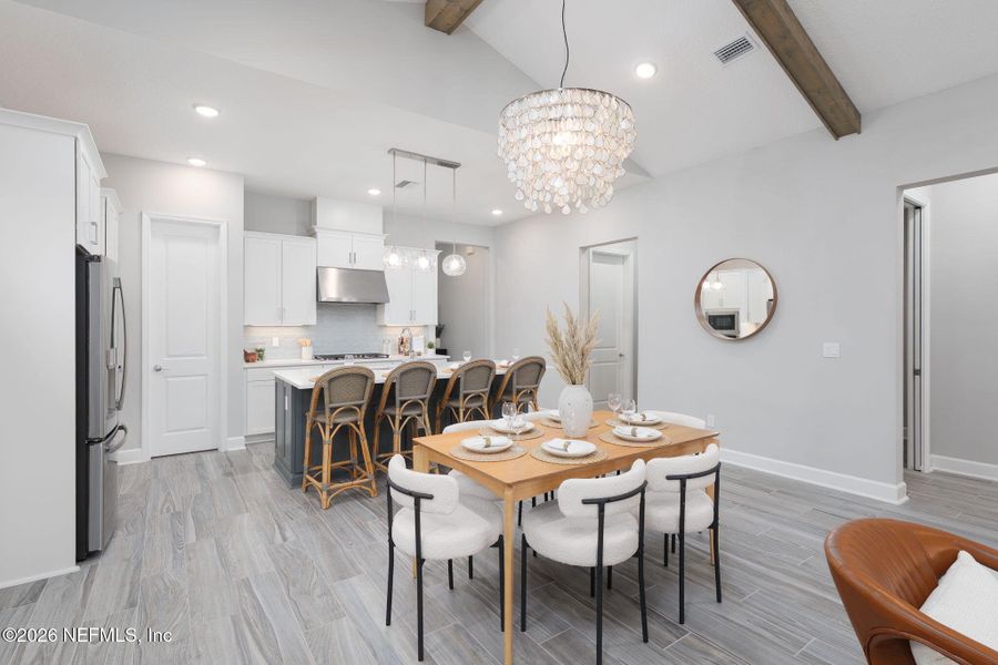 Furnished interior view inside a new home in Seabrook Village at Seabrook, Ponte Vedra (Image 14).