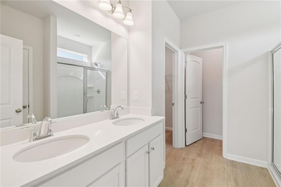 Furnished interior view inside a new home in Chapel Hill, Newnan (Image 19). Furnished interior view inside a new home in Chapel Hill, Newnan (Image 19).