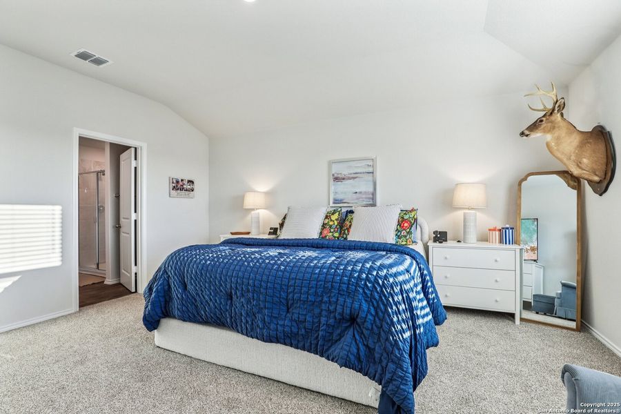 Furnished interior view inside a new home in The Links at River Bend, Floresville (Image 27). Furnished interior view inside a new home in The Links at River Bend, Floresville (Image 27).