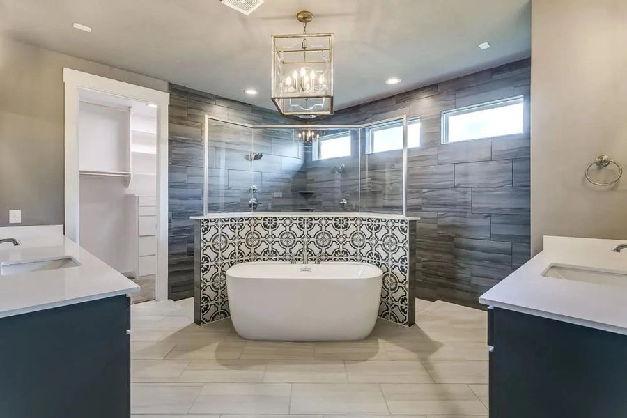 Representative furnished interior of a home built from the The Carter by Elmwood Custom Homes in Ranch at Stone Hill, Waxahachie (Image 14).