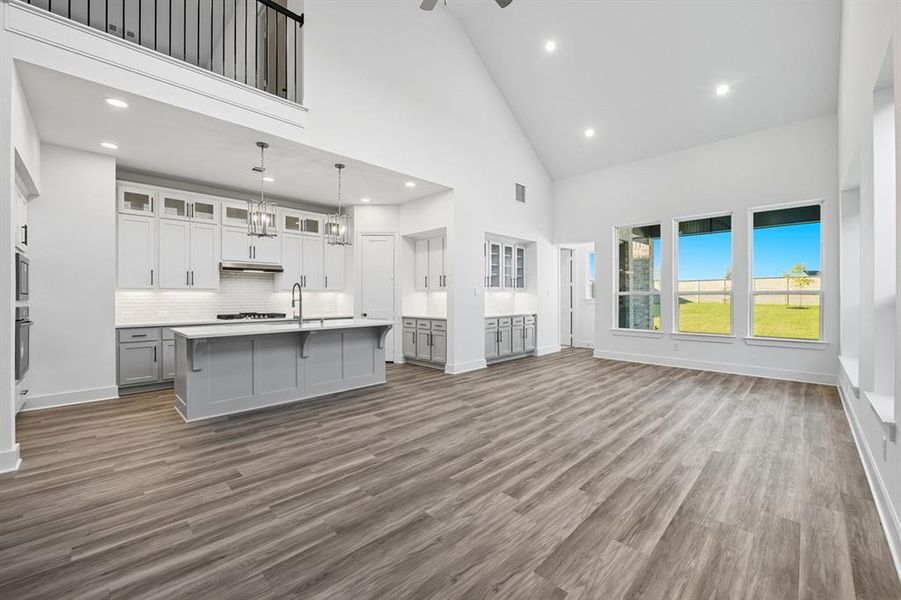 Furnished interior view inside a new home in Treeline, Justin (Image 7). Furnished interior view inside a new home in Treeline, Justin (Image 7).