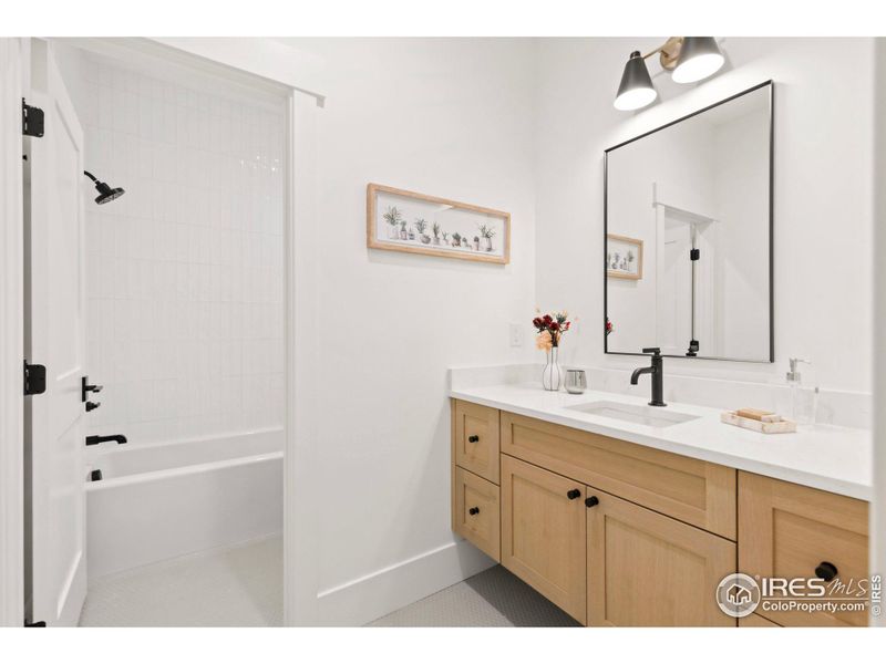 Basement bathroom