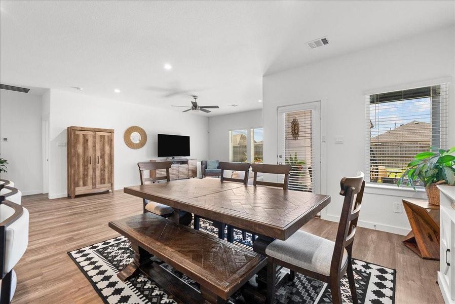 Dining area