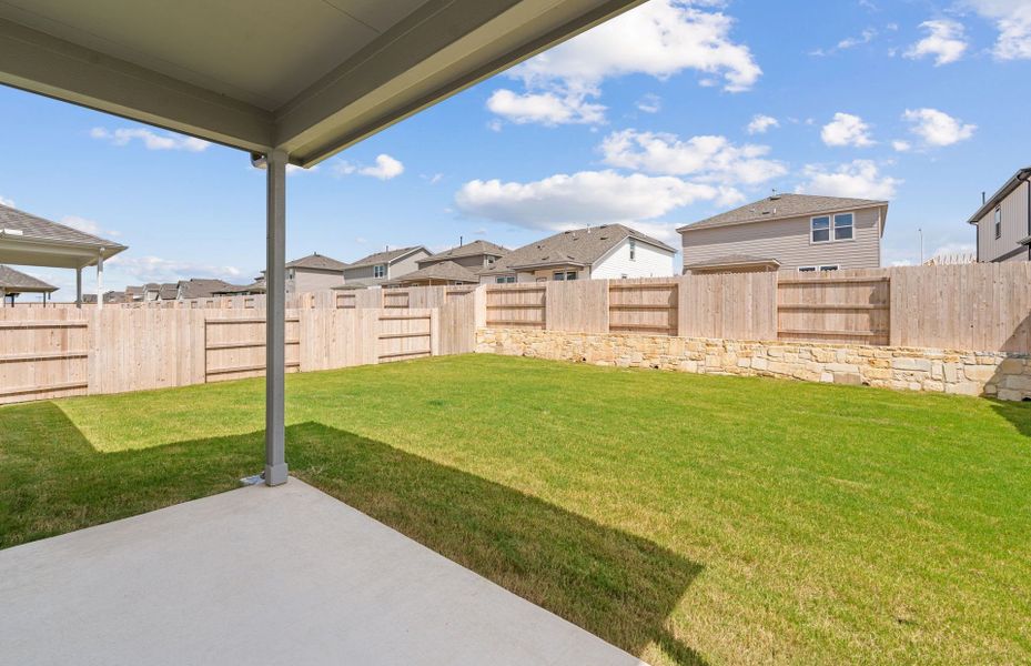 Covered Back Patio