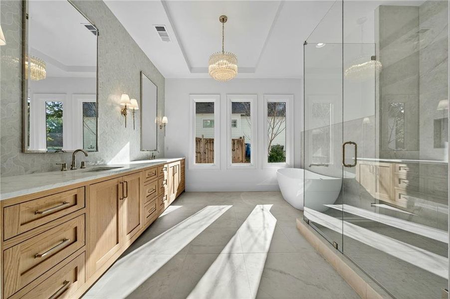 Furnished interior view inside a new home in , Alpharetta (Image 10).