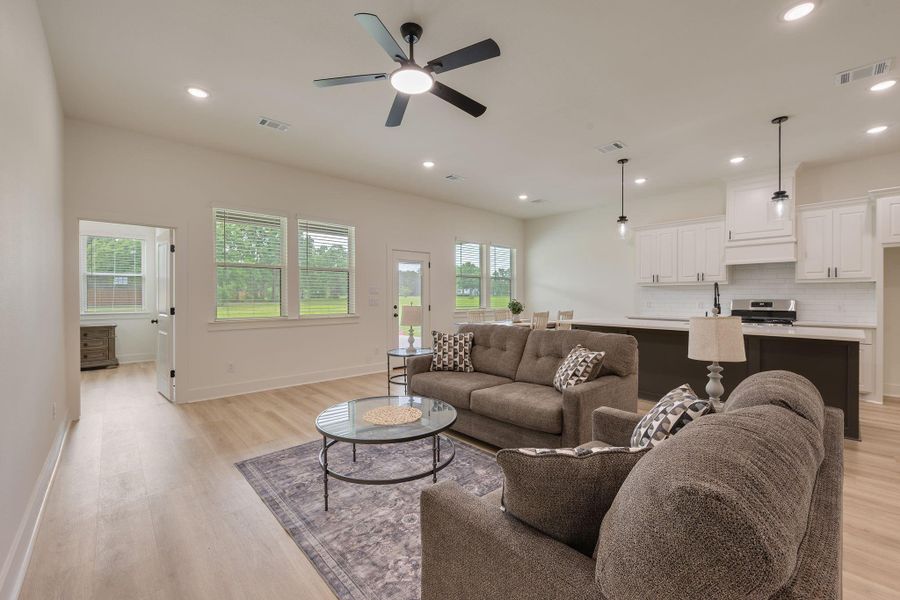 Furnished interior view inside a new home in , Iola (Image 13).