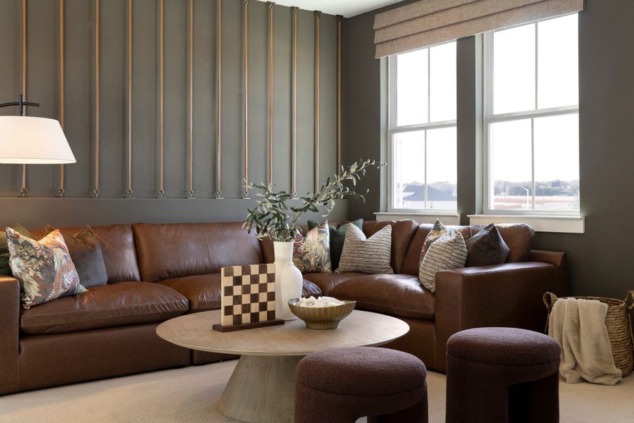 Furnished interior view inside a new home in Lariat, Liberty Hill (Image 38).