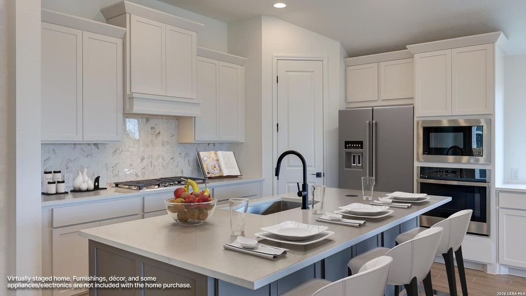 Furnished interior view inside a new home in VIDA, San Antonio (Image 6).
