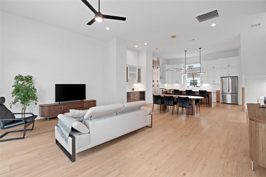 Furnished interior view inside a new home in , Houston (Image 6).