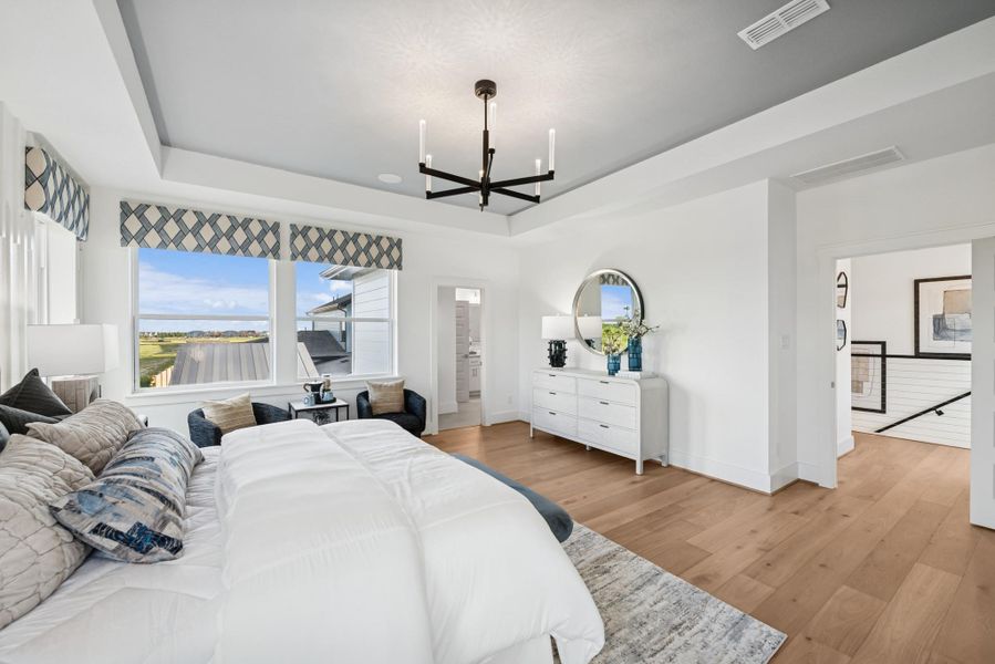 Furnished interior view inside a new home in Easthaven at Bridgeland Central - Vision Collection, Cypress (Image 3). Furnished interior view inside a new home in Easthaven at Bridgeland Central - Vision Collection, Cypress (Image 3).