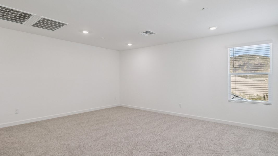 Spacious, unfurnished interior of a new home in The Buttes at Mystic, Peoria (Image 29). Spacious, unfurnished interior of a new home in The Buttes at Mystic, Peoria (Image 29).