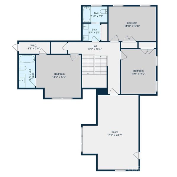 2D floor plan layout of this home in , Taylorsville, NC (Image 5).