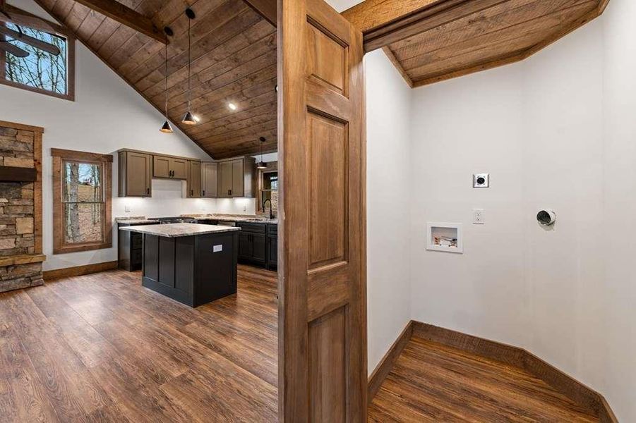 Furnished interior view inside a new home in , Blue Ridge (Image 12). Furnished interior view inside a new home in , Blue Ridge (Image 12).