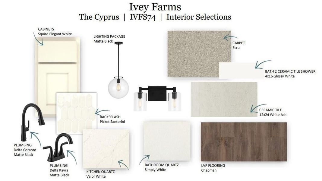 Sample of building materials used in homes in Ivey Farms - The Vintage Collection, Farragut (Image 30). Sample of building materials used in homes in Ivey Farms - The Vintage Collection, Farragut (Image 30).