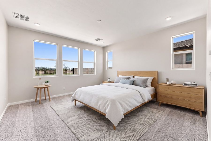 Furnished interior view inside a new home in Marbella at Windrose, Waddell (Image 10).