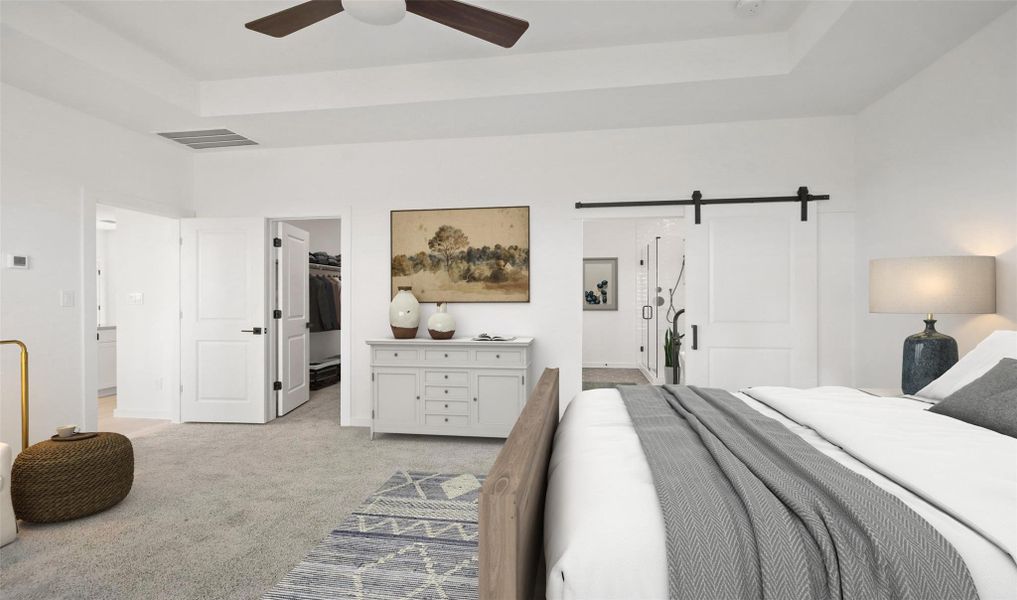 Private primary suite (*Photo not of actual home and used for illustration purposes only.)