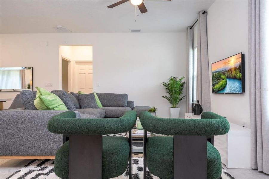 Furnished interior view inside a new home in , Ocala (Image 8).