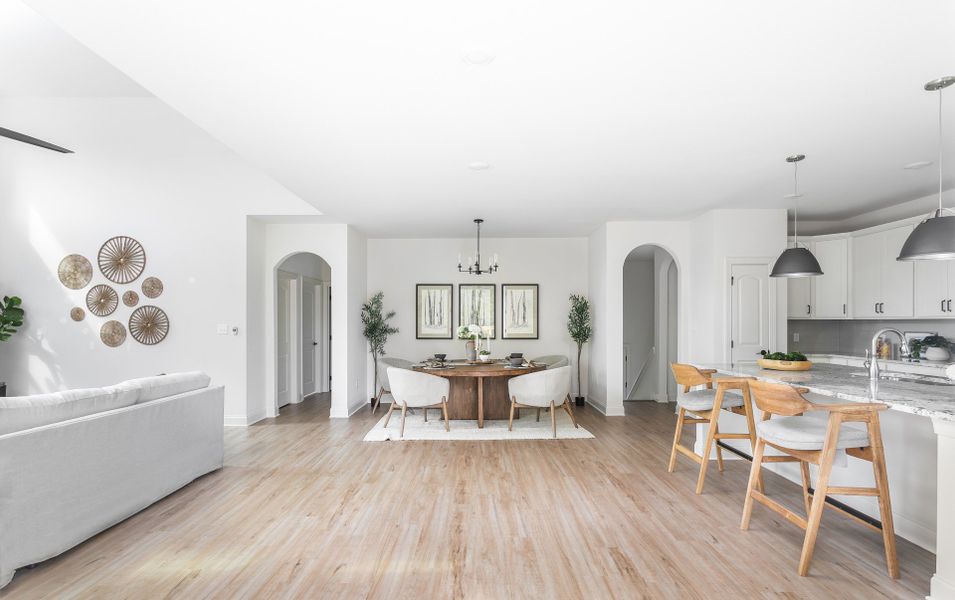 Representative furnished interior of a home built from the The Amelia by Greentech Homes LLC in The Thicket at Sedman Hills, Hixson (Image 4).