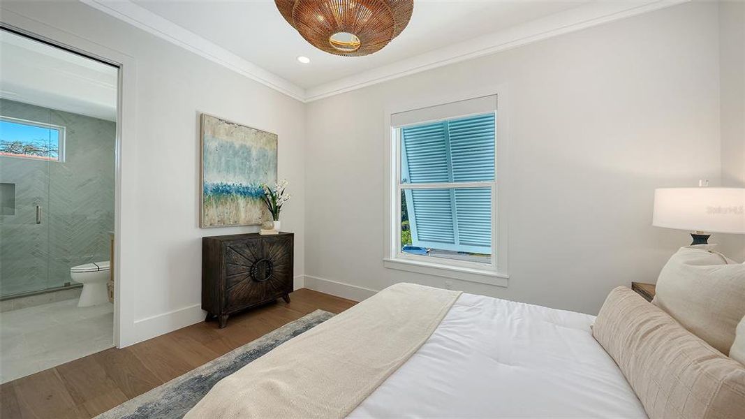 Furnished interior view inside a new home in , Sarasota (Image 34).