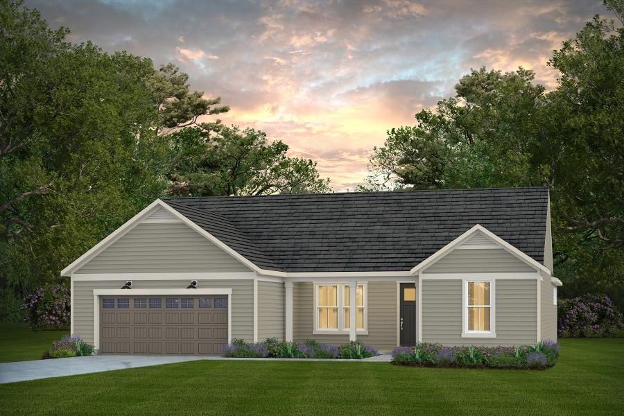 Representative exterior photo of a completed home built from the Stellar by Del Webb in Del Webb Carolina Ridge, Midland, NC (Image 22).