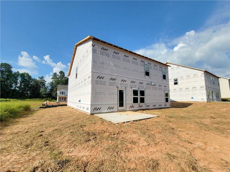 Front exterior of a new home in The Estates at Casteel, Bethlehem, GA, highlighting curb appeal (Image 15).