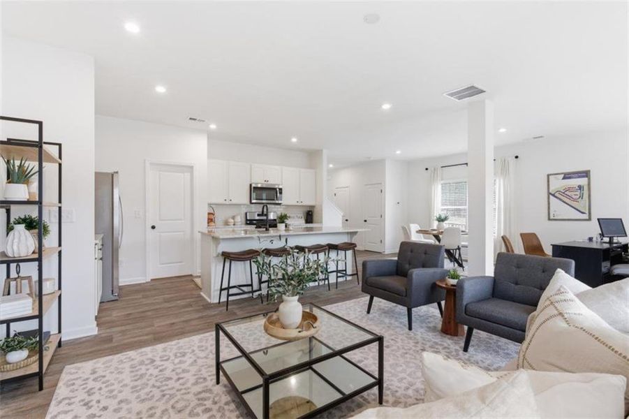 Furnished interior view inside a new home in Park Center Pointe, Mableton (Image 31).