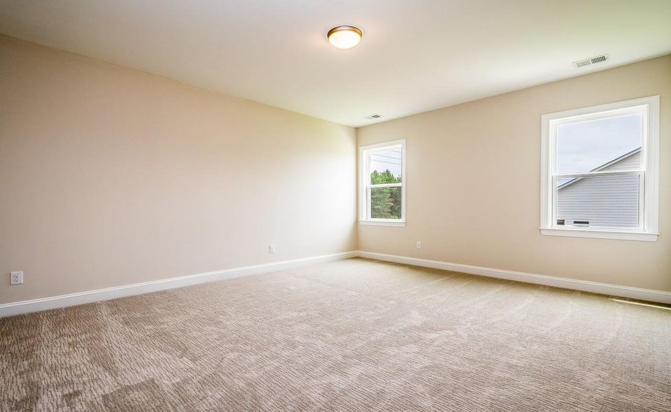 Representative unfurnished interior of a home built from the Berkeley by Greybrook Homes in Harbor Watch, Statesville (Image 42).