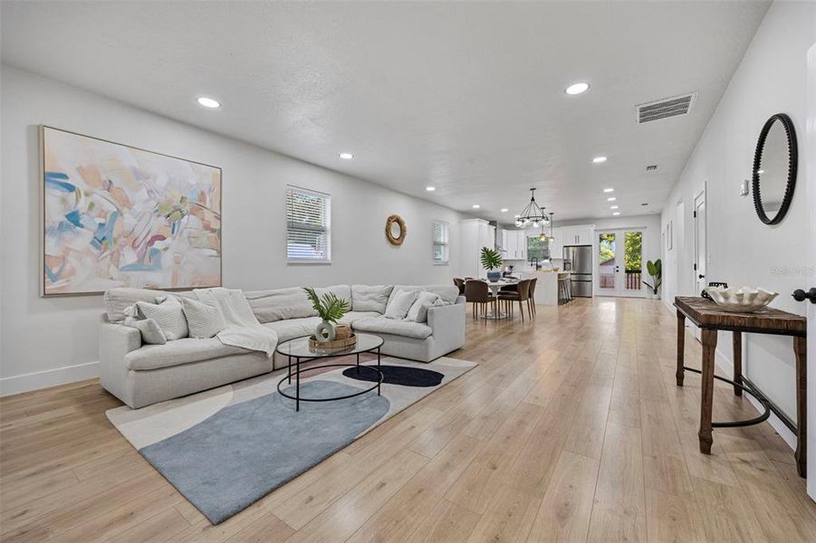 Furnished interior view inside a new home in , Tampa (Image 31).