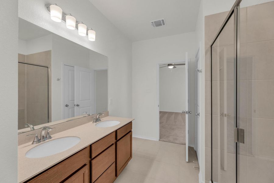 Furnished interior view inside a new home in Sonterra - Cool Water, Jarrell (Image 7).