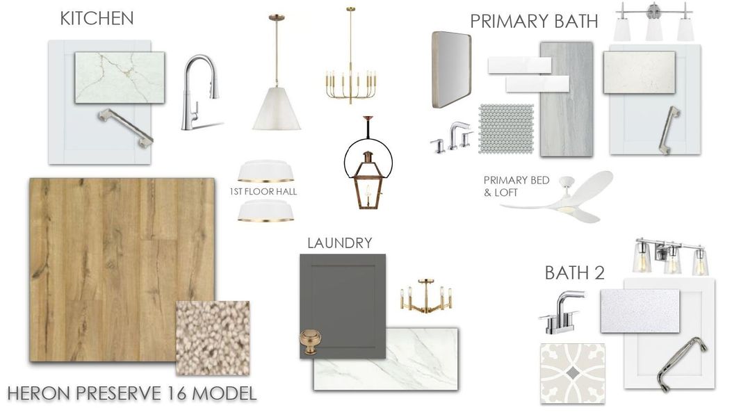 Sample of building materials used in homes in Heron Preserve, Hanahan (Image 3).