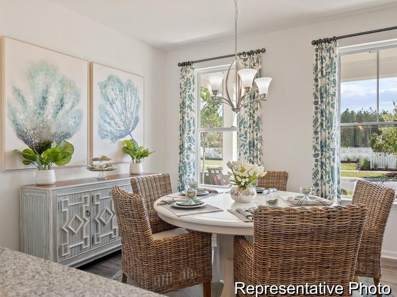 Furnished interior view inside a new home in , Ravenel (Image 5).