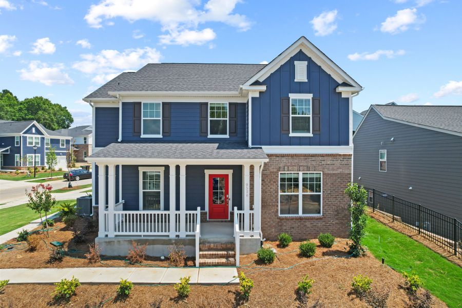 Representative exterior details of a home built from the Summerfield by Pulte Homes in Cannon Run, Concord (Image 27). Representative exterior details of a home built from the Summerfield by Pulte Homes in Cannon Run, Concord (Image 27).