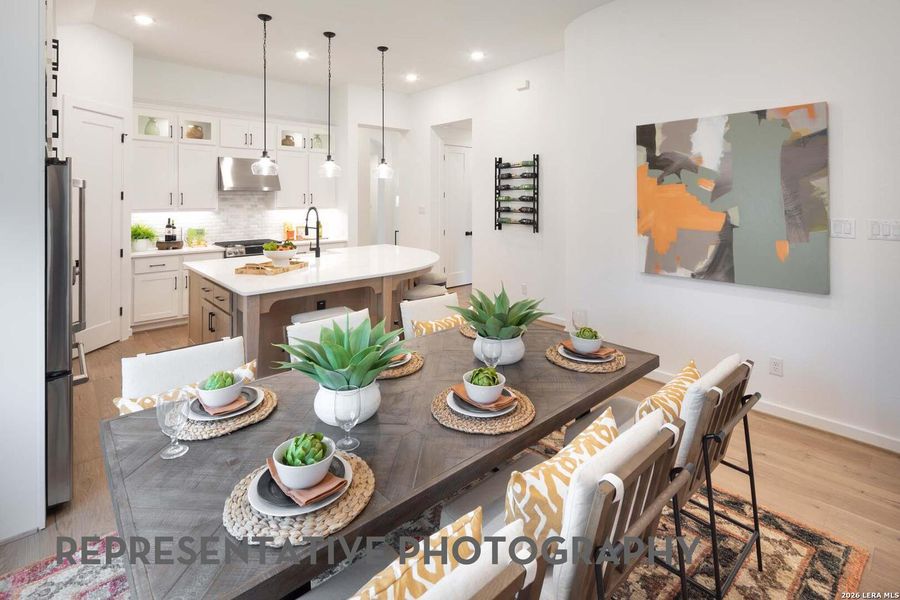 Furnished interior view inside a new home in Prominence, San Antonio (Image 15).