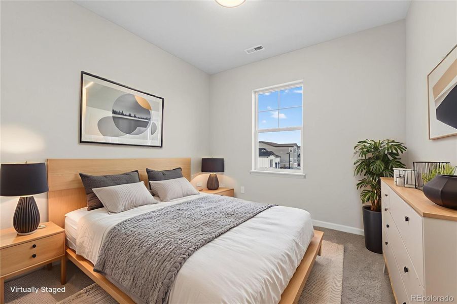 Furnished interior view inside a new home in Prelude at The Aurora Highlands, Aurora (Image 39).