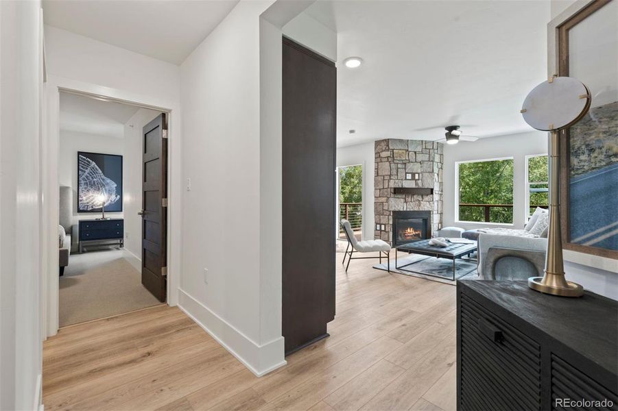 Furnished interior view inside a new home in , Silverthorne (Image 12).