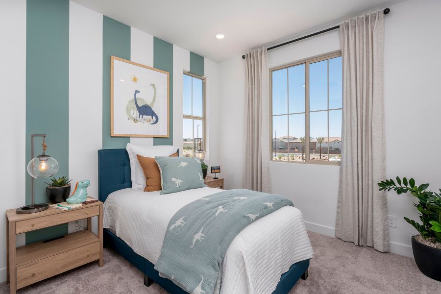 Representative furnished interior of a home built from the 3 by Risewell Homes in Bella Storia, Gilbert (Image 14).