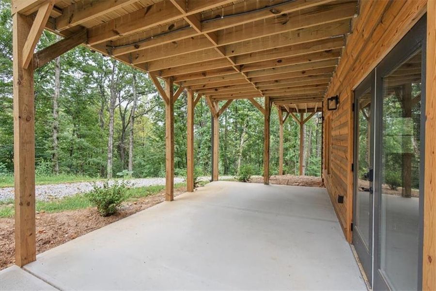 In-progress construction of a new home in , Ball Ground, GA (Image 47).