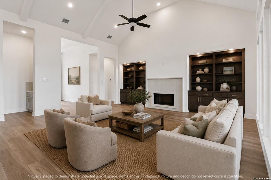 Furnished interior view inside a new home in Waldsanger, New Braunfels (Image 26).