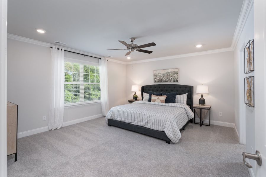 Representative furnished interior of a home built from the Plan 1817 Townhome by Adams Homes in Joyner Park, Rocky Mount (Image 14).