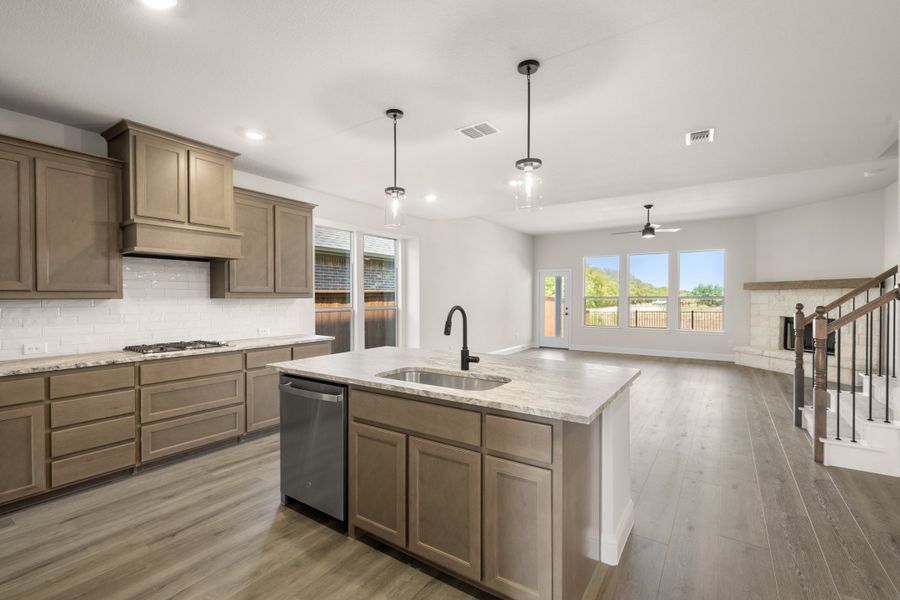Furnished interior view inside a new home in Silo Mills, Joshua (Image 7).